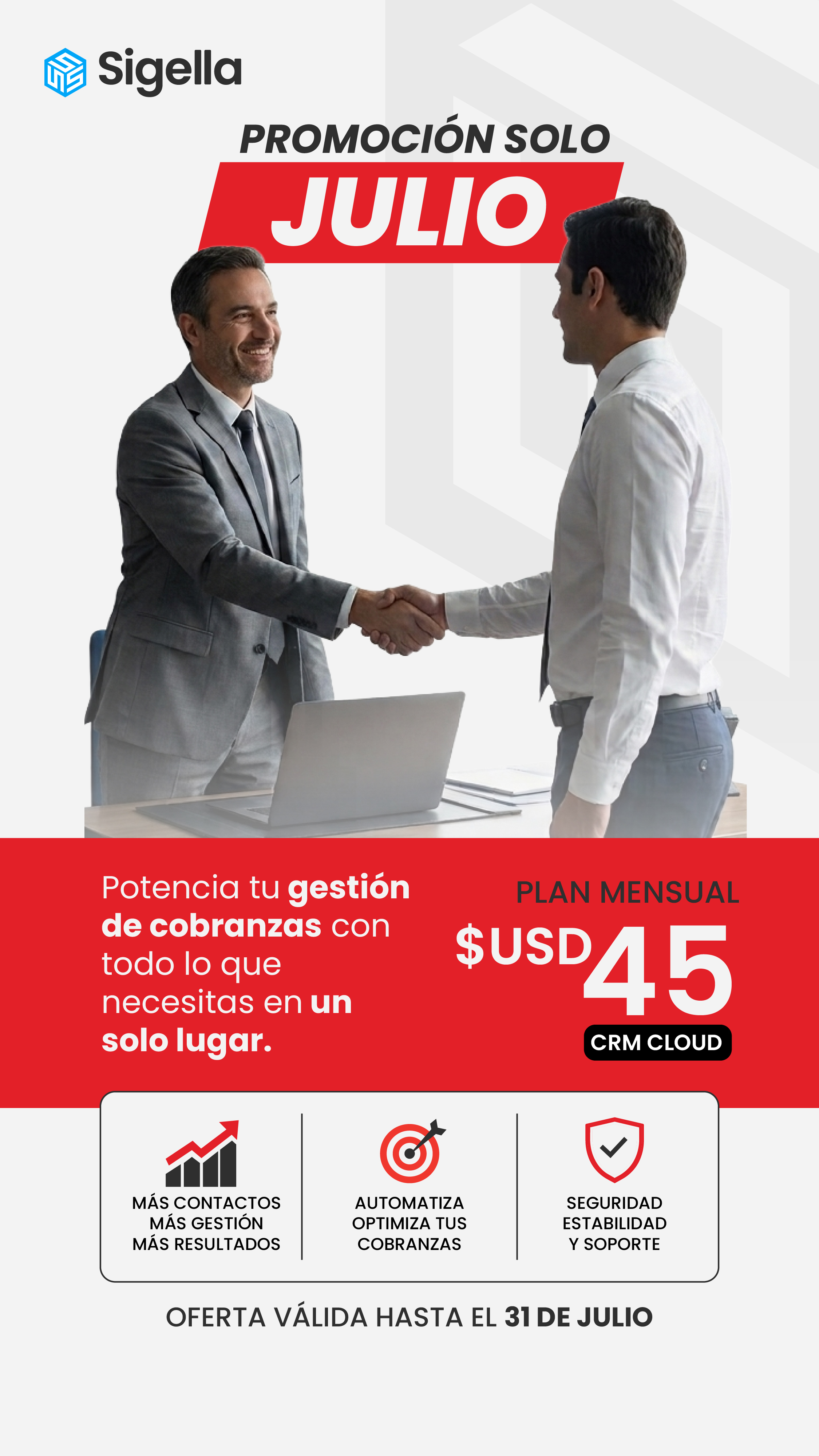 Sigella para gestión integral de clientes, cobranzas y seguimiento omnicanal